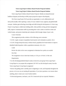Term-Long Project Evidence-Based Practice Proposal – page 2