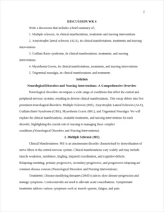 Neurological Disorders and Nursing Interventions – page 2