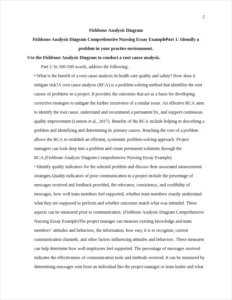 Fishbone Analysis Diagram Comprehensive Nursing Essay Example – page 2