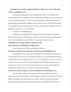 windshield survey nursing example – page 2
