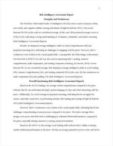 Bob Intelligence Assessment Report – page 2