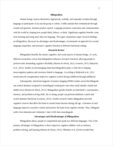 Bilingualism – page 2