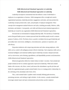 Skills-Behavioral and Situational Approaches – page 2
