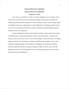 Hypersensitivity and Anaphylaxis – page 2