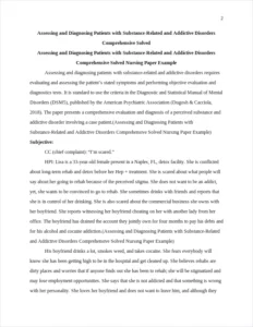 Assessing and Diagnosing Patients with Substance-Related and Addictive Disorders Comprehensive Solved Nursing Paper Example – page 2