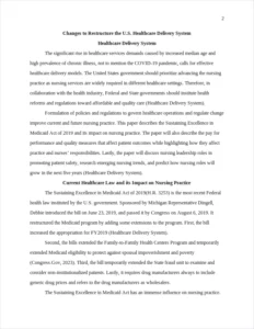 Healthcare Delivery System – page 2