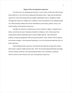 Nursing Home Supervisor – page 2