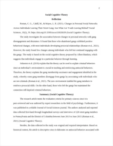 Social Cognitive Theory – page 2