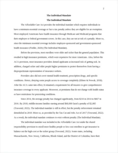The Individual Mandate – page 2