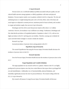Gap in Research – page 2