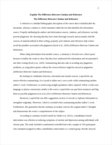 Difference Between Citation and Reference – page 2