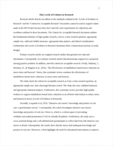 Levels of Evidence in Research – page 2