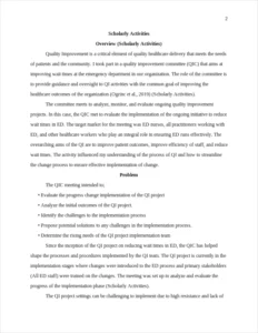 Scholarly Activities – page 2