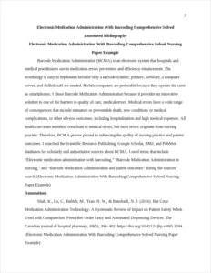 Electronic Medication Administration With Barcoding Comprehensive Solved Nursing Paper Example – page 2