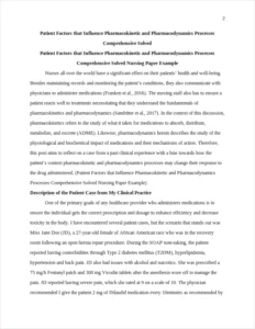 Patient Factors that Influence Pharmacokinetic and Pharmacodynamics Processes Comprehensive Solved Nursing Paper Example – page 2