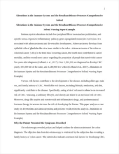 Alterations in the Immune System and the Resultant Disease Processes Comprehensive Solved Nursing Paper Example – page 2
