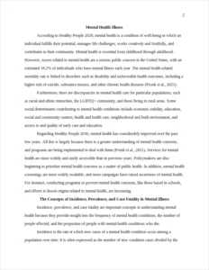 Mental Health Illness-Nursing Essay Examples – page 2