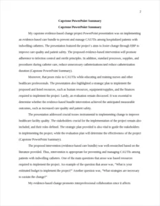 Capstone PowerPoint Summary – page 2