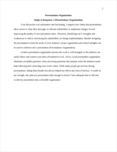 Presentations Organization – page 2