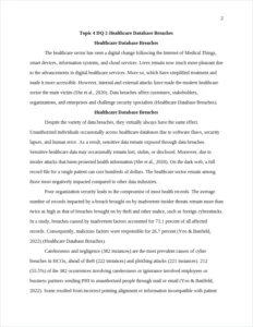 Healthcare Database Breaches – page 2