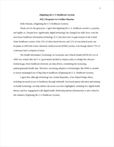Digitizing the U.S Healthcare System – page 2