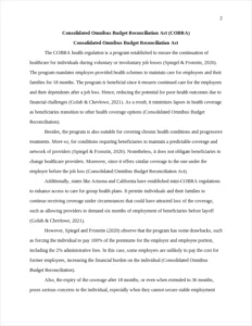 Consolidated Omnibus Budget Reconciliation Act – page 2