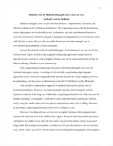 Methods Used by Medicaid – page 2