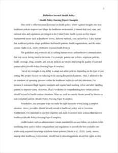 Health Policy-Nursing Paper Examples – page 2