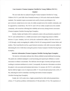 Trauma Symptom Checklist-Nursing Paper Examples – page 2