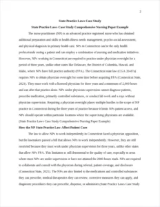 State Practice Laws Case Study Comprehensive Nursing Paper Example – page 2