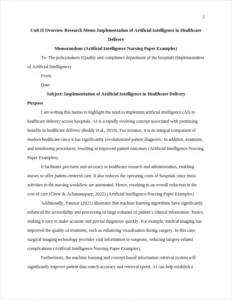 Artificial Intelligence-Nursing Paper Examples – page 2