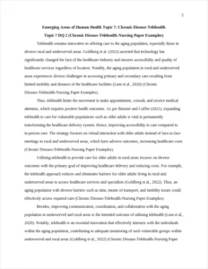 Chronic Disease-Telehealth-Nursing Paper Examples – page 2