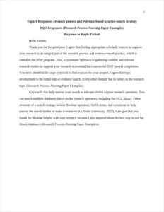 Research Process-Nursing Paper Examples – page 2