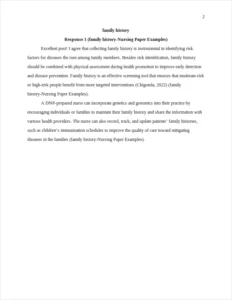 family history-Nursing Paper Examples – page 2