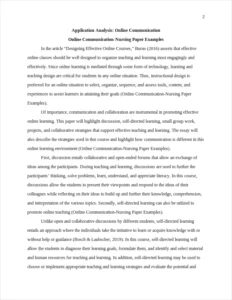 Online Communication-Nursing Paper Examples – page 2