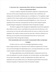 Communication Failure-nursing Paper Examples – page 2