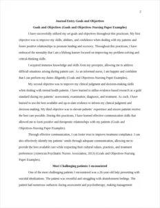 Goals and Objectives-Nursing Paper Examples – page 2