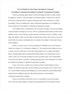 Knowledge of Community-Nursing Paper Examples – page 2