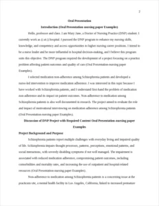 Oral Presentation-nursing paper Examples – page 2