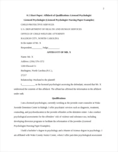 Licensed Psychologist-Nursing Paper Examples – page 2