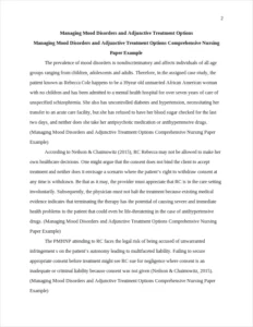 Managing Mood Disorders and Adjunctive Treatment Options Comprehensive Nursing Paper Example – page 2