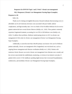 Chronic Care Management-Nursing Paper Examples – page 2