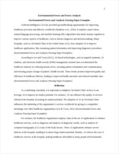 Environmental Forces and Forces Analysis-Nursing Paper Examples – page 2