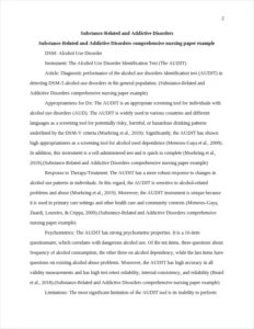 Substance-Related and Addictive Disorders comprehensive nursing paper example – page 2