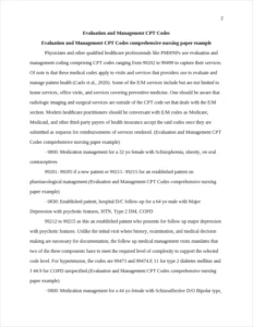 Evaluation and Management CPT Codes comprehensive nursing paper example – page 2