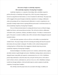 Leadership competency-Nursing Paper Examples – page 2