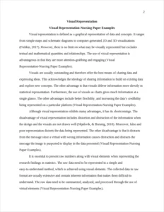 Visual Representation-Nursing Paper Examples – page 2