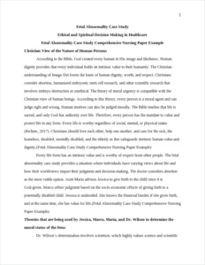 Fetal Abnormality Case Study Comprehensive Nursing Paper Example – page 2