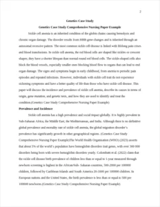 Genetics Case Study Comprehensive Nursing Paper Example – page 2
