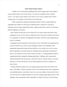 senior project progress report – page 2